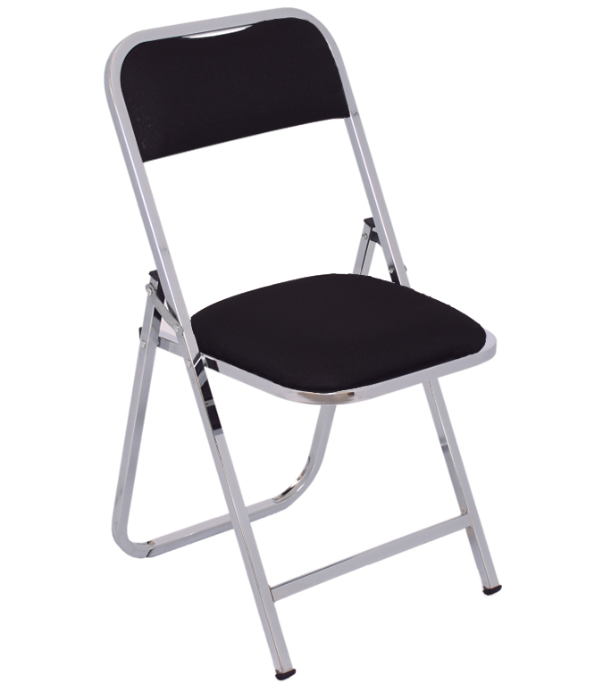 Silla Plegable Cromada Tela